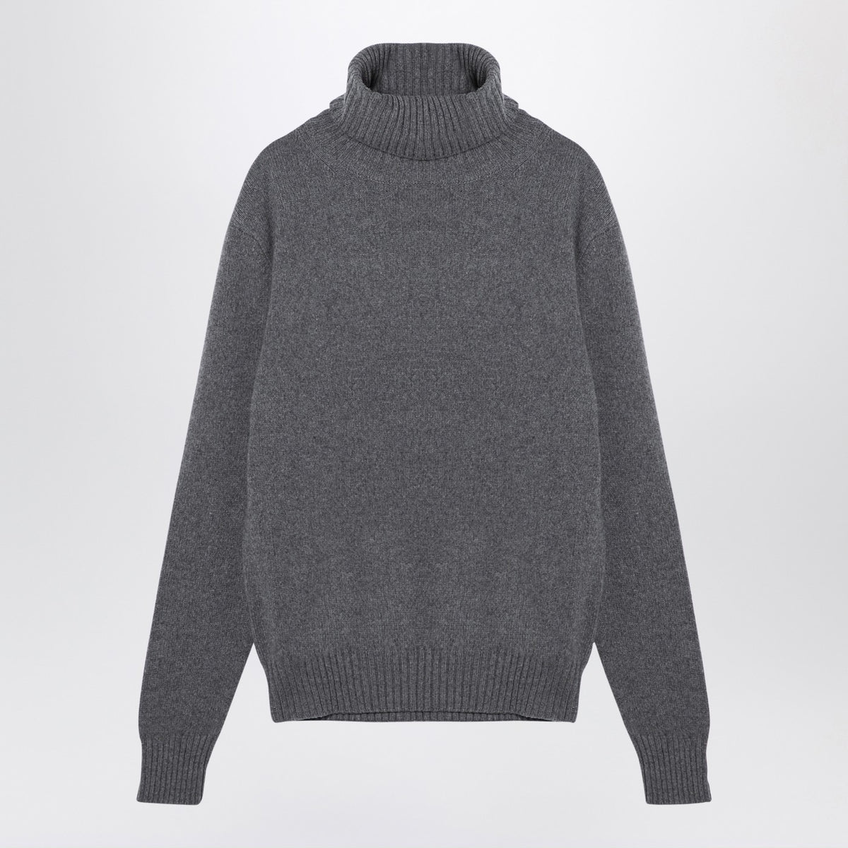 Ami Ami Paris Light Gray Cashmere Turtleneckジャンパー - Image 4