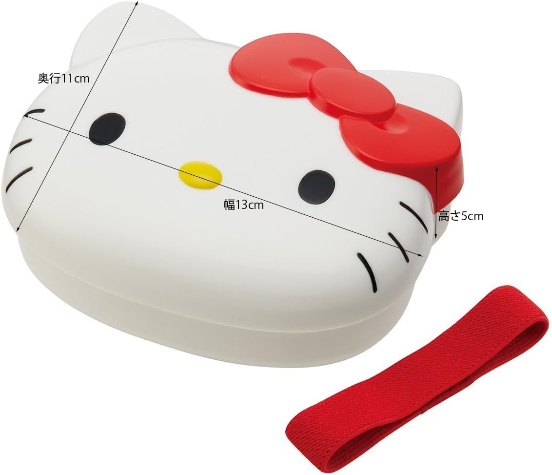 Skater Die-Cut Lunch Box 300ml Bento Box Hello Kitty 14 Sanrio LBD2-A