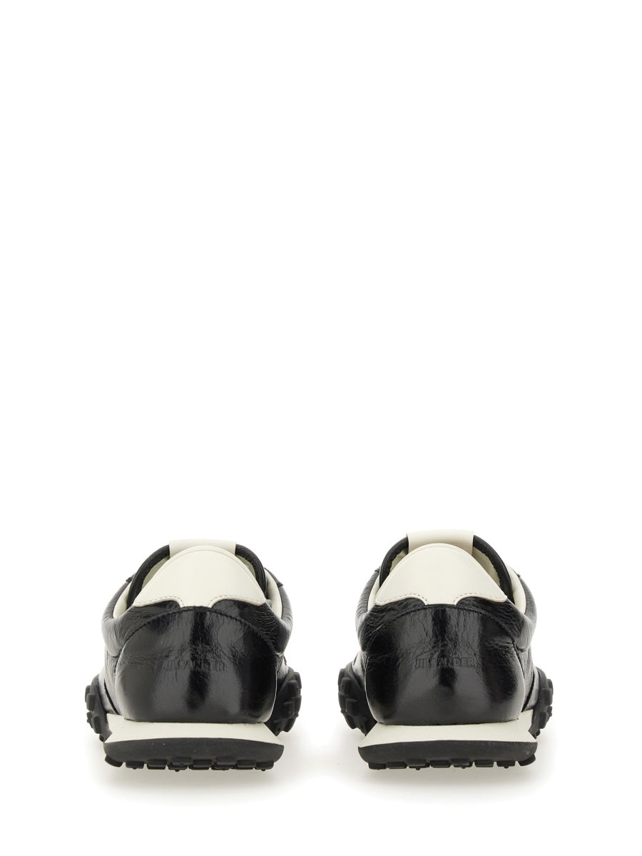 Jil Jil Sander Low Leather Sneaker - Image 4