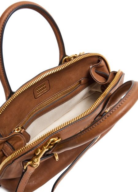 MIU MIU Aviator ナッパレザー ミニバッグ - Image 4