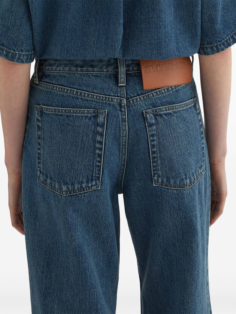 Jil Jil Sander Plus Denim Wide Leg Jeans - Image 4