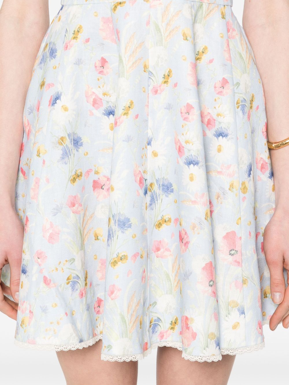 Zimmermann Zimmermann Lucky Linen Mini Dress - Image 4