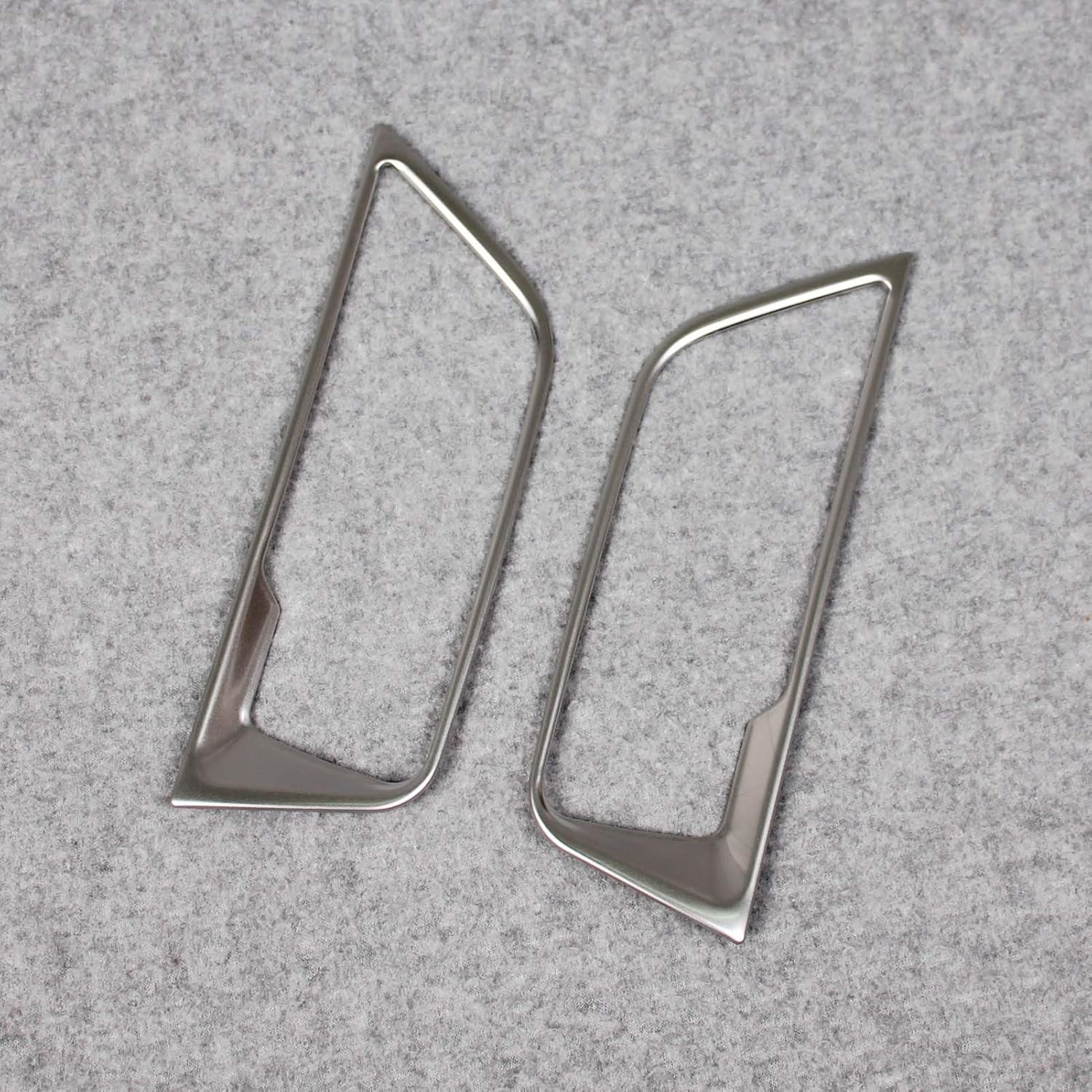 RUIQ Toyota Harrier 80 Series Interior Front Rear Inner Door Handle Garnish Designed for Toyota Harrier (Matte Nickel Plating)