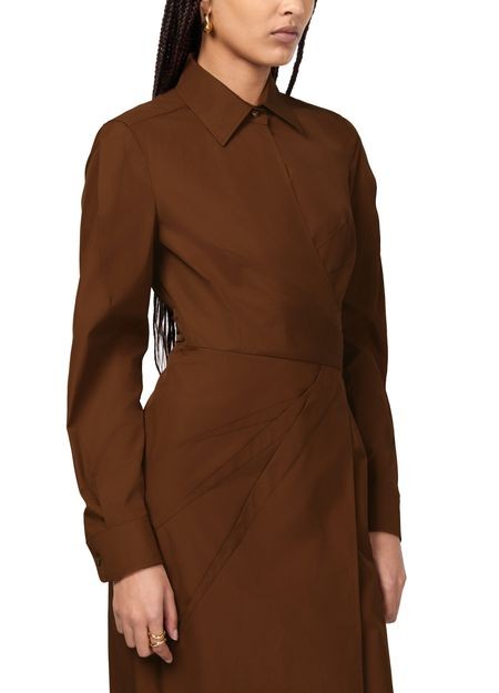 MAX MARA Agrume コットンポプリン シャツワンピース - Image 4