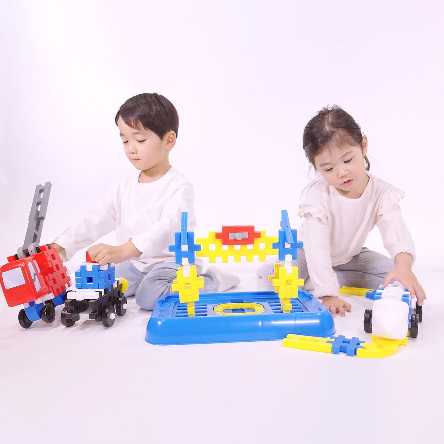 Gakken New Block Vehicle Set (For Ages 2 and Up), 20 Types, 96 Parts 83729
