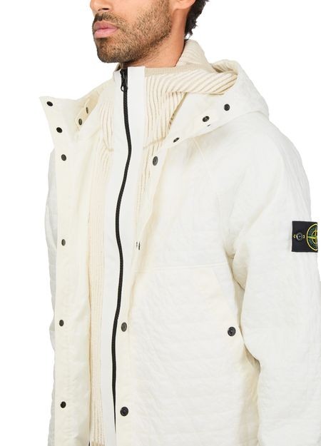 STONE ISLAND Logo patch bomber jacket - Image 4