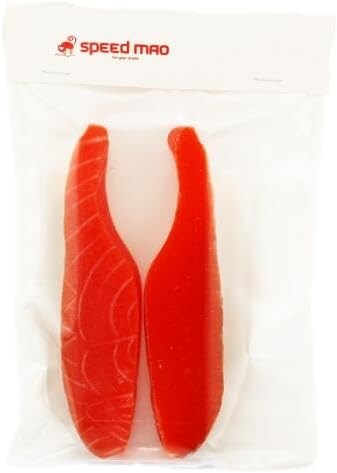 speed mao Lifelike Salmon Salmon Fillet Food Sample Food Model 2 Pieces