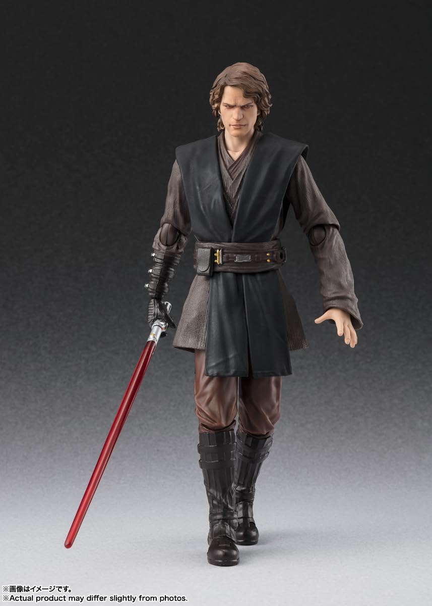BANDAI SPIRITS S.H. Figuarts Star Wars: Ahsoka Anakin Skywalker, Approx. 5.9 inches (150 mm), PVC & ABS, Painted Action Figure