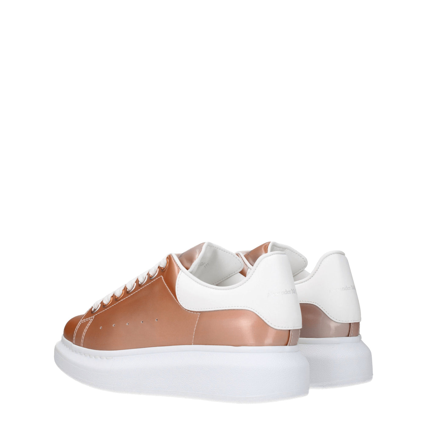 Alexander McQueen アレクサンダーマックイーンスニーカー特大女性PVCピンク/ホワイト - Image 4