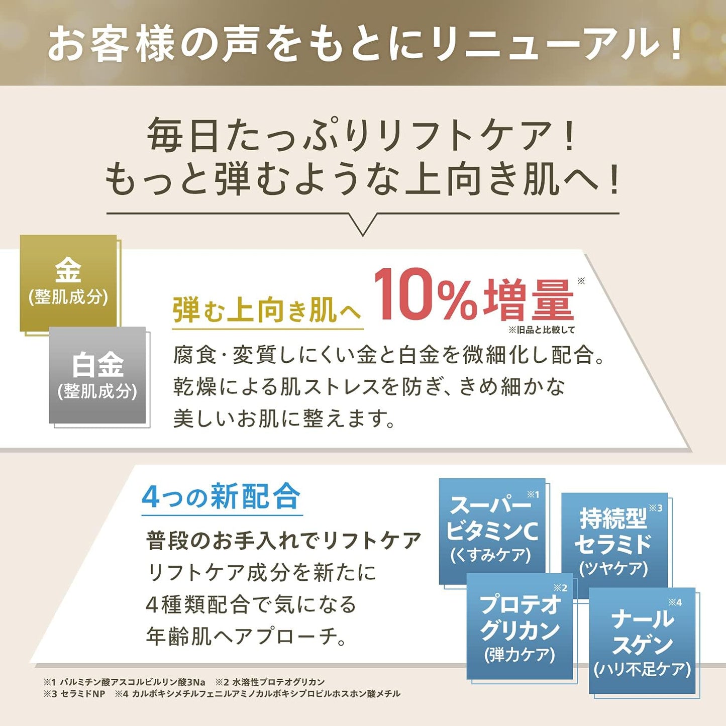 Crude Rebo Gold Platinum Gel [All-in-One Gel, 3.5 oz (100 g), Approx. 2 Months Supply] EGF (Made in Japan), Aging Care, Highly Moisturizing