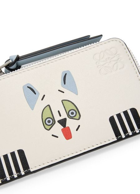 LOEWE Futurist Cat coin cardholder in classic calfskin - Image 4