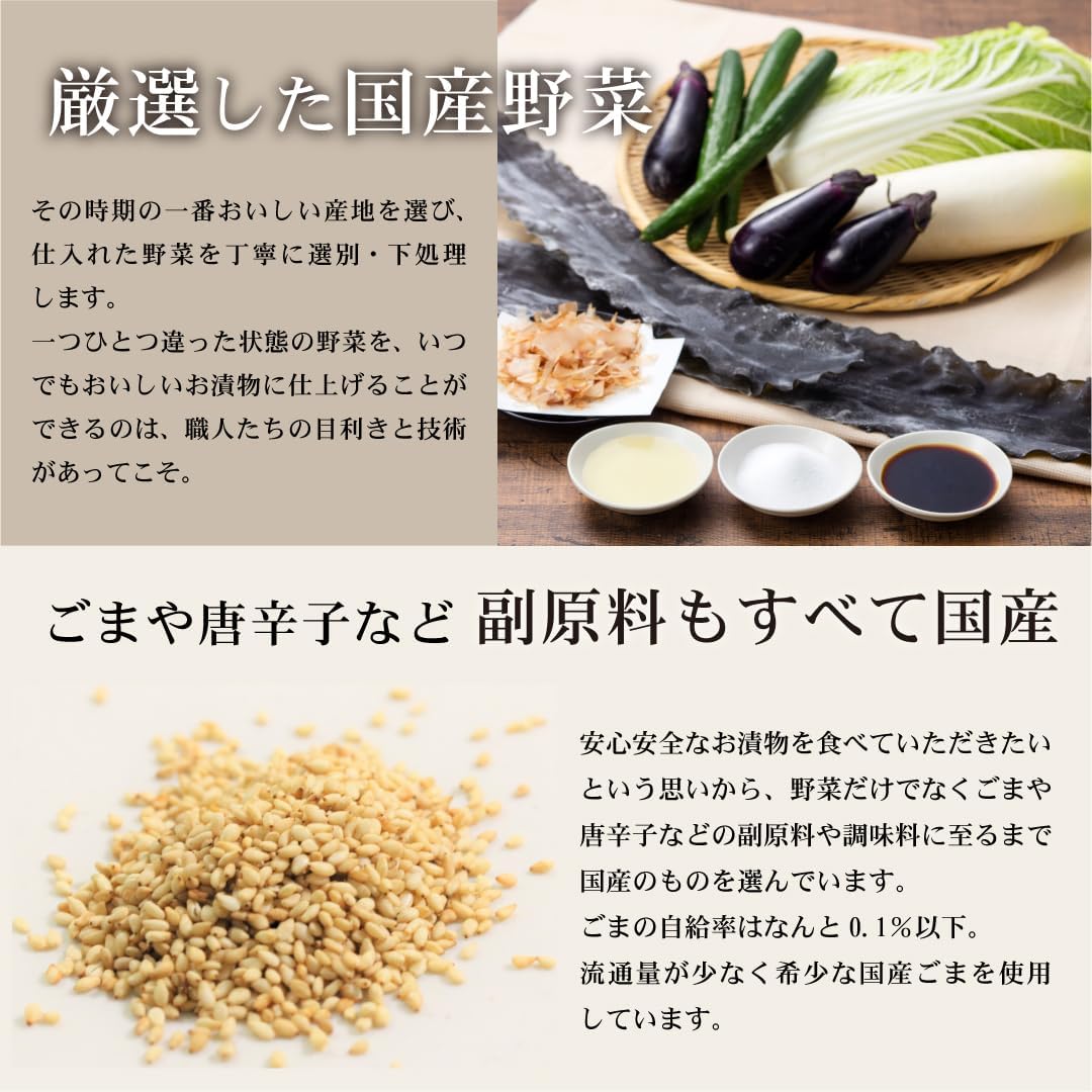 Daian Kyoshi Kiri-zukemono Set (Straight UP-H) 4-Piece Set Kyoto Pickles