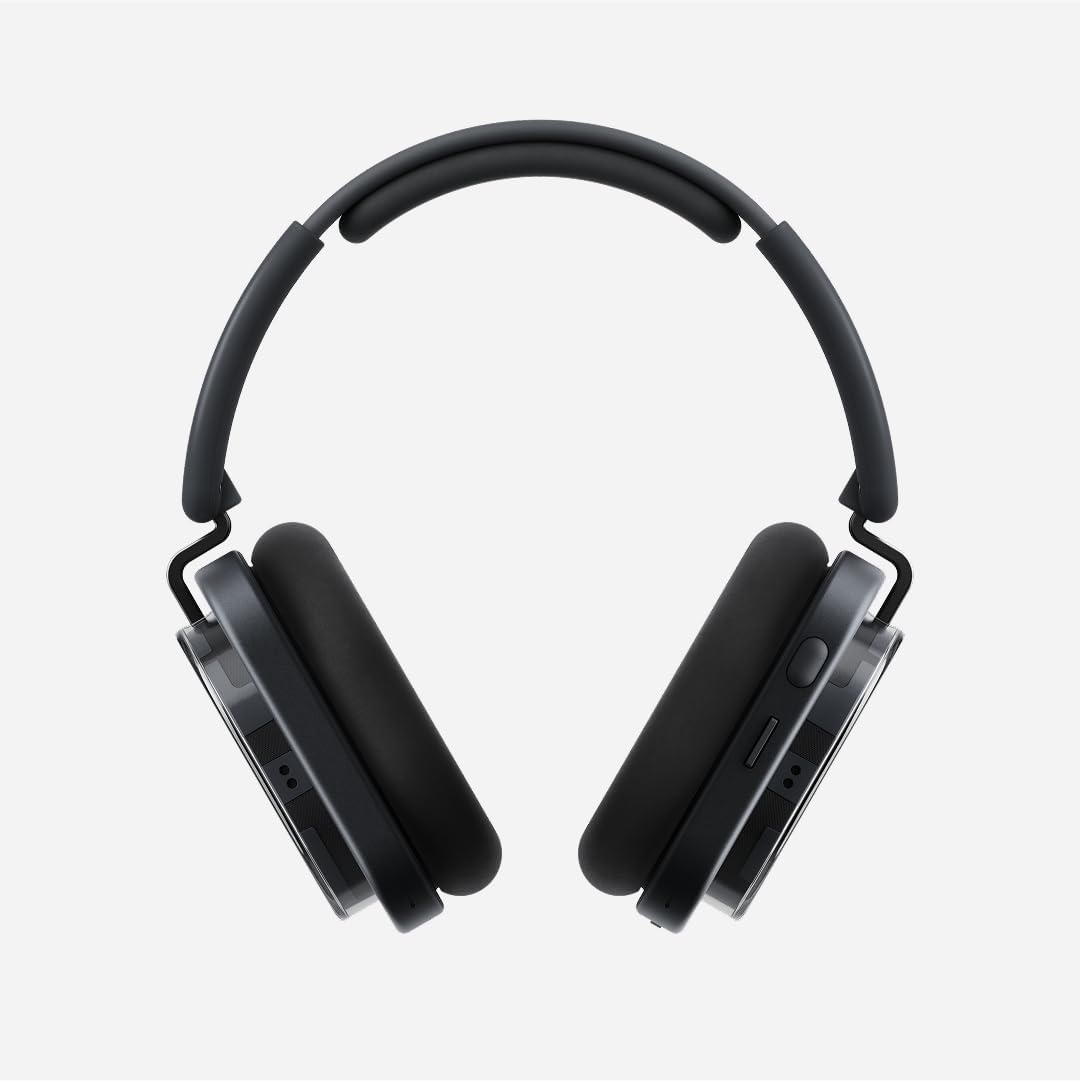 Nothing Headphone(1) Hybrid Active Noise Cancelling Headphones, Wireless Over-Ear Headphones with 6 Mics, Personalized Space Audio, Tuned by KEF, Up to 80 Hours Playback Bluetooth Headset Black