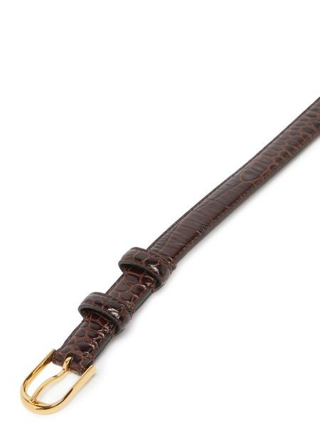 NILI LOTAN Jane belt crocodile embossed - Image 4