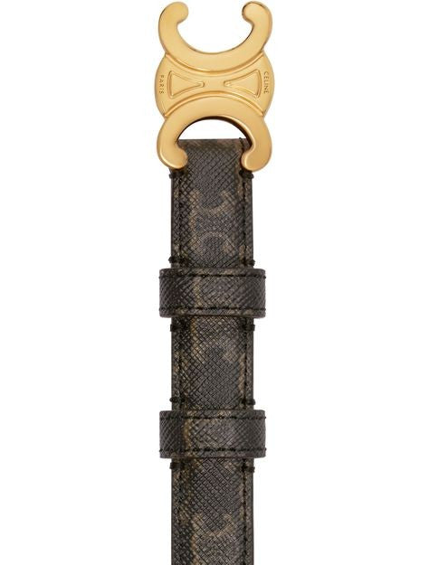 CELINE Small Triomphe belt in Triomphe canvas - Image 4