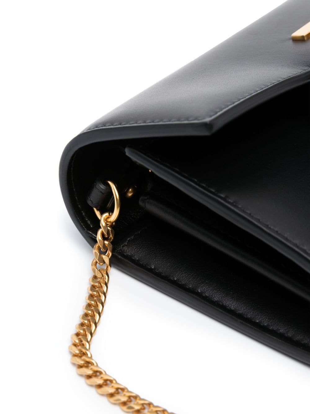 チェーン上のBalmain B Buzz Leather Wallet - Image 4