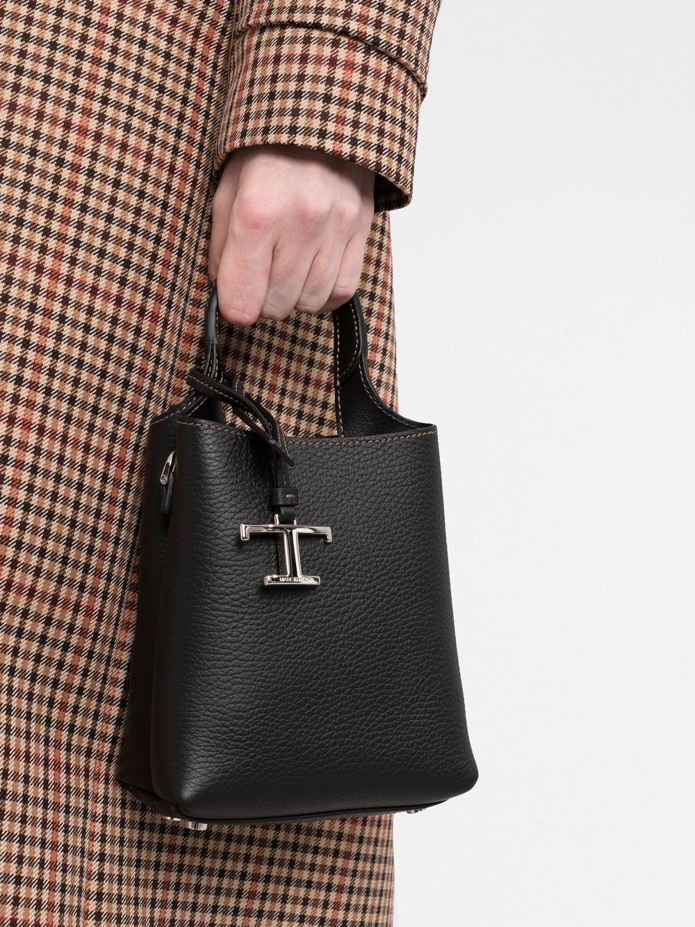 Tods トッド 'S 革のマイクロバケットバッグ - Image 4