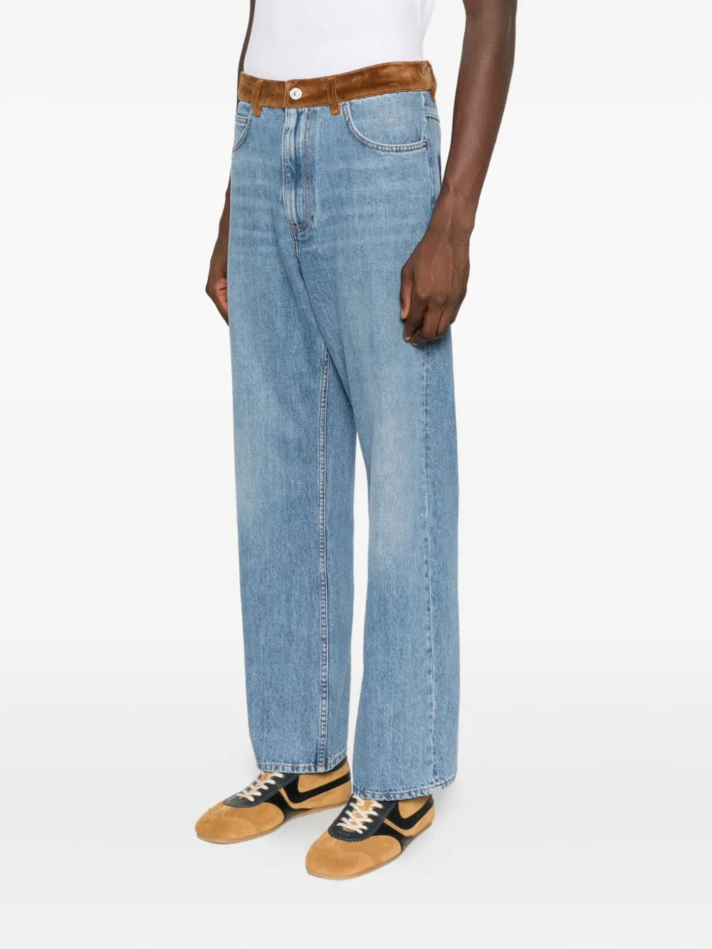 Marni ベルベットトリムと花柄アップリケ付きマルニ ジーンズ - Image 4