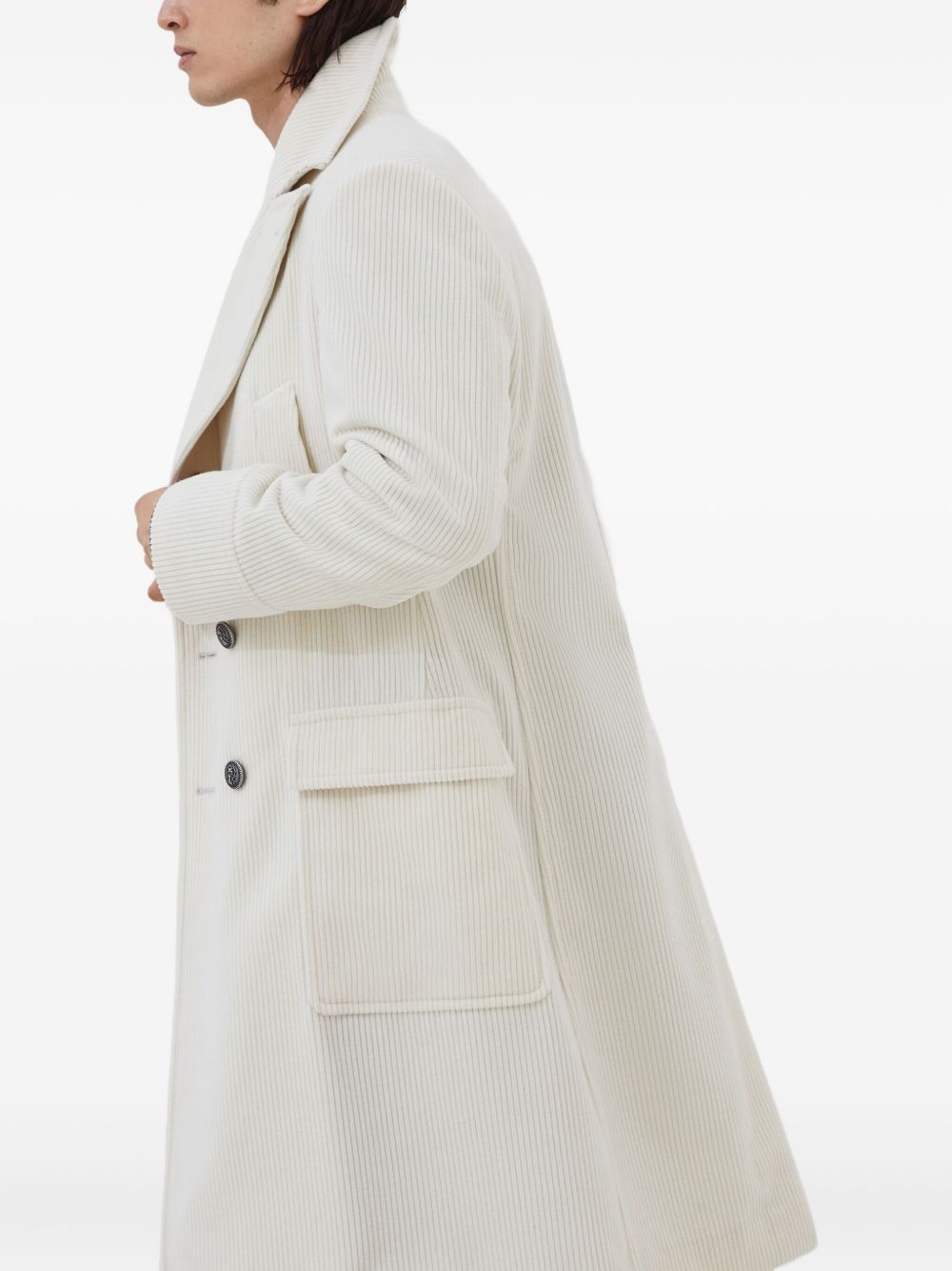 Brunello Brunello Cucinelli Cashmere Velvet Coat - Image 4