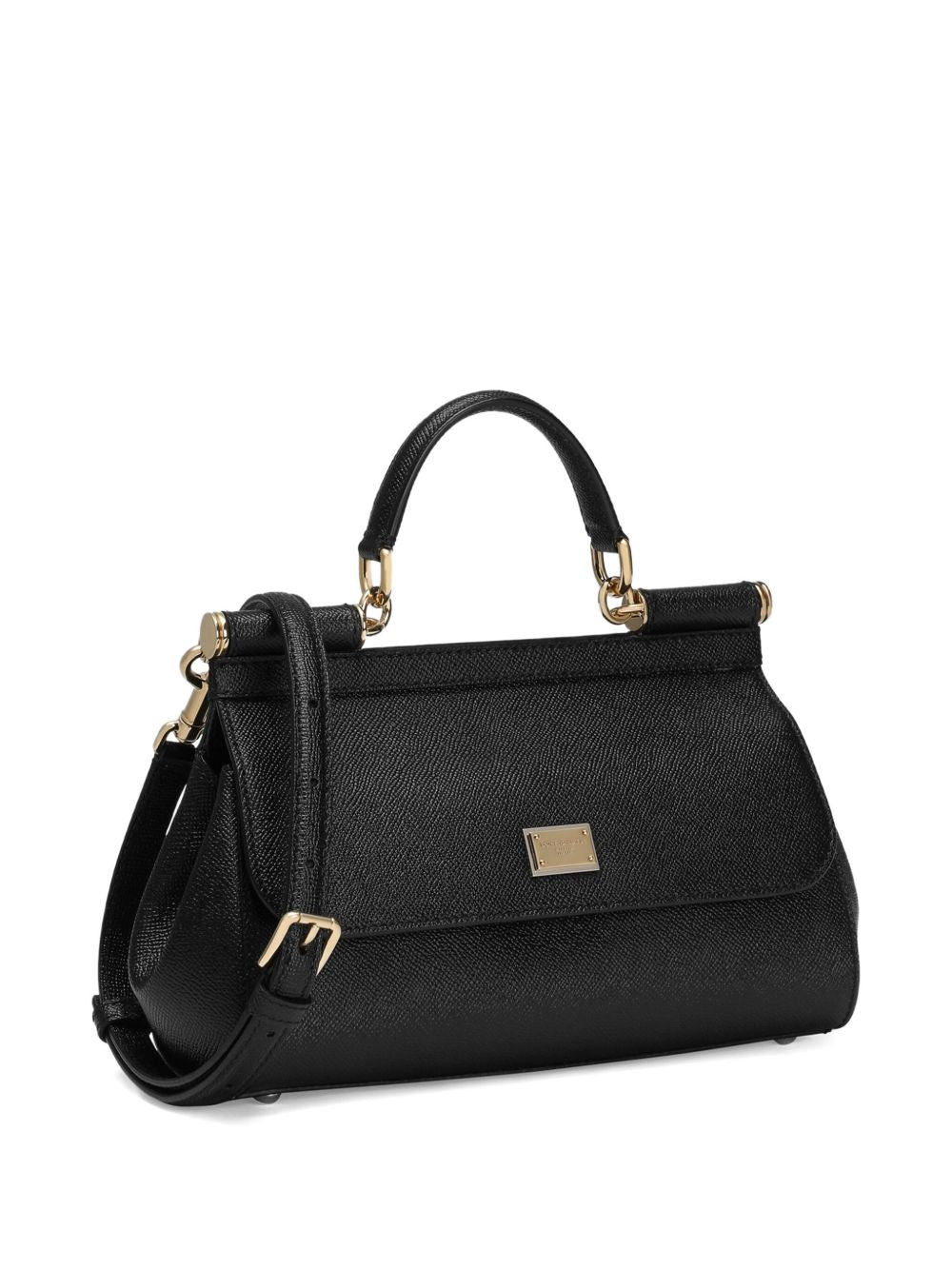 Dolce  Gabbana ドルチェ＆ガッバーナシチリアレザーハンドバッグ - Image 4