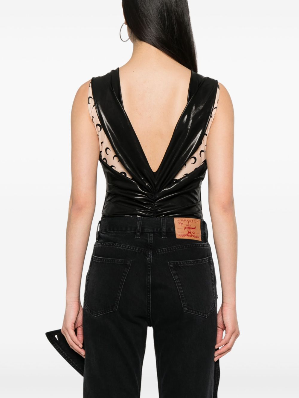 Marine マリンセールドレープビスコースボディスーツ - Image 4