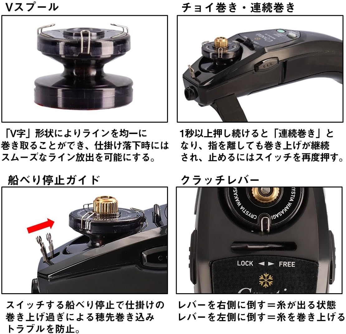 ダイワ(DAIWA) ワカサギ用 電動リール クリスティア ワカサギ E2 各種