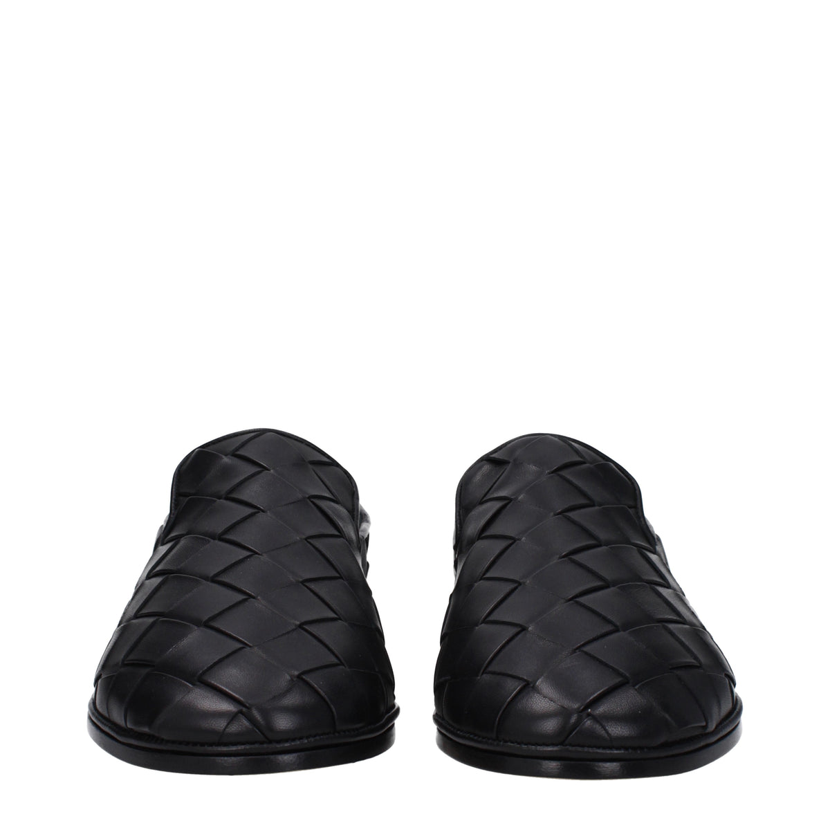 Bottega ボッテガヴェネタスリップオンメンズレザーブラック - Image 4