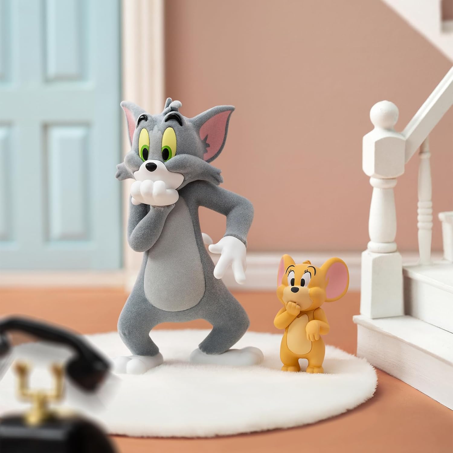 52TOYS BLINDBOX TOM and JERRY:States of Mind Series Blind Box Blind Box Tredding Figurine Tom and Jerry Painted Toy Doll Collection Toy Great Gift for Kids Collectors Birthday Christmas 8cm (Pack of