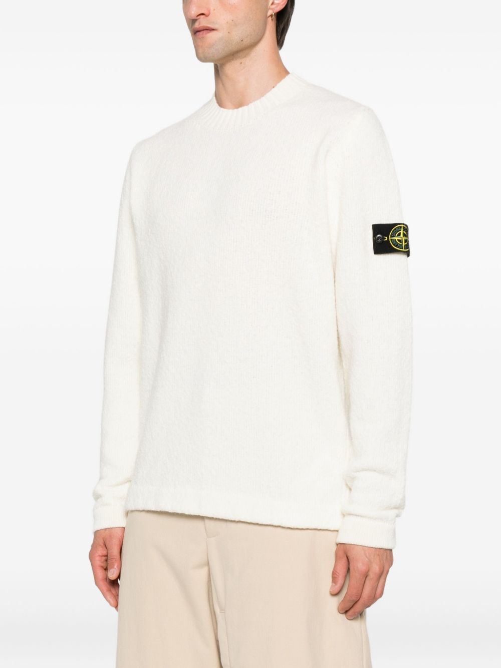 Stone Stone Island Wool Blend Crewneck Sweater - Image 4