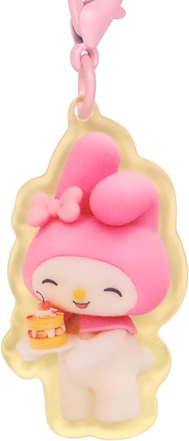 Sanrio (SANRIO) Acrylic Keychain (Netflix Original Anime My Melody & Kuromi) My Melody Acrylic & Steel Suitable for ages 3 and up 883328