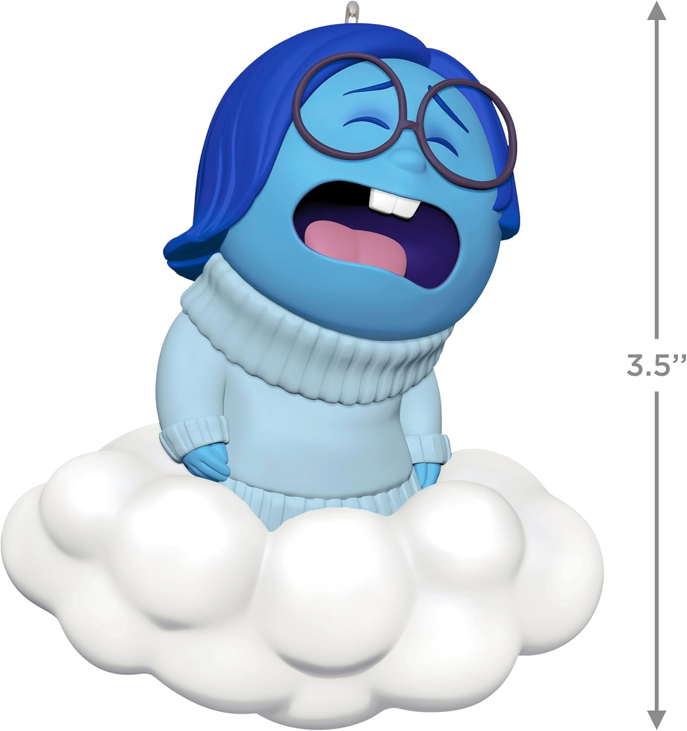 Adorno de Navidad colgante Hallmark Keepsake 2025, Disney/Pixar Inside Out 10º aniversario Tristeza, Regalos para fans de Disney
