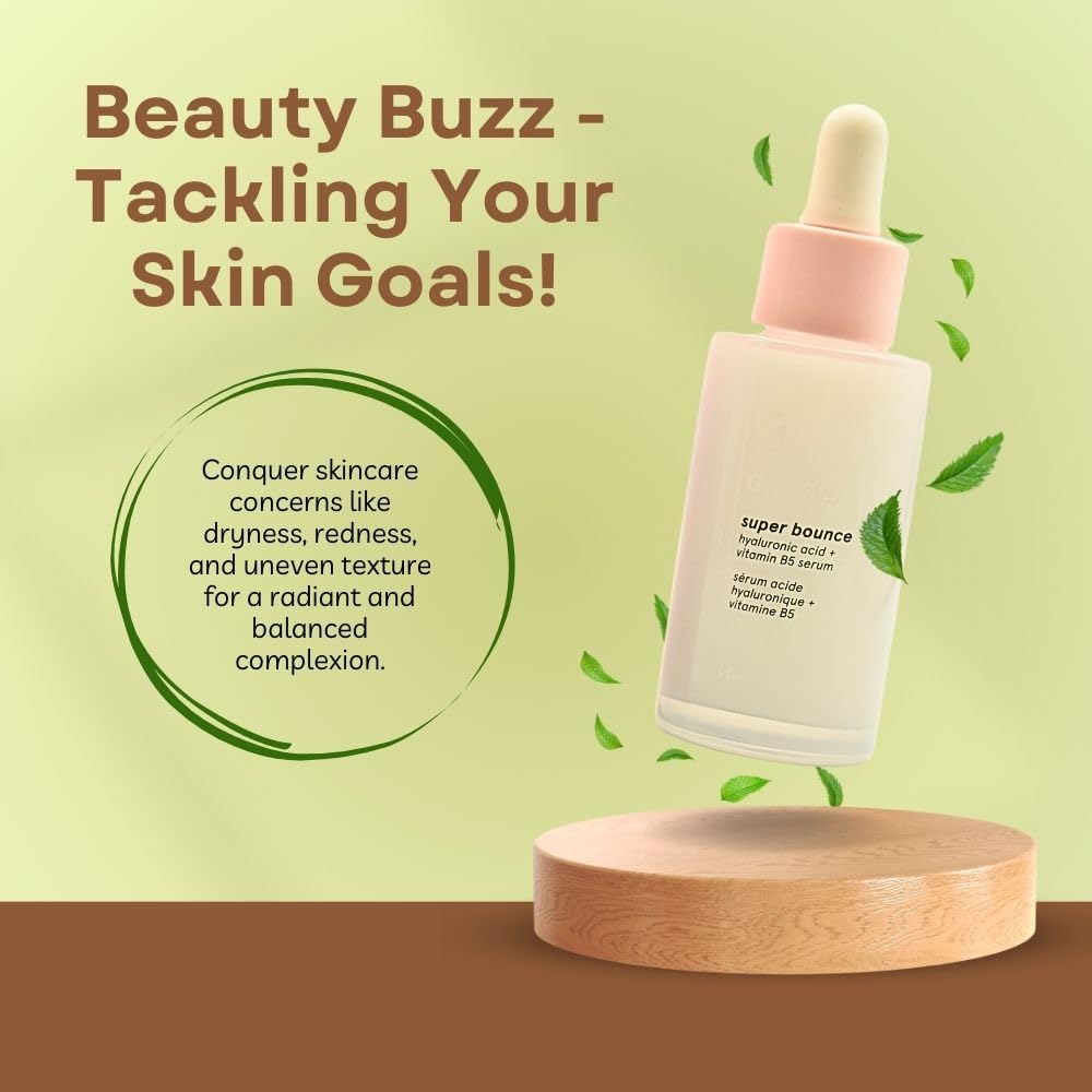 Glossier Super Bounce Ácido Hialurónico + Vitamina B5 Suero Tamaño Completo 1 onza