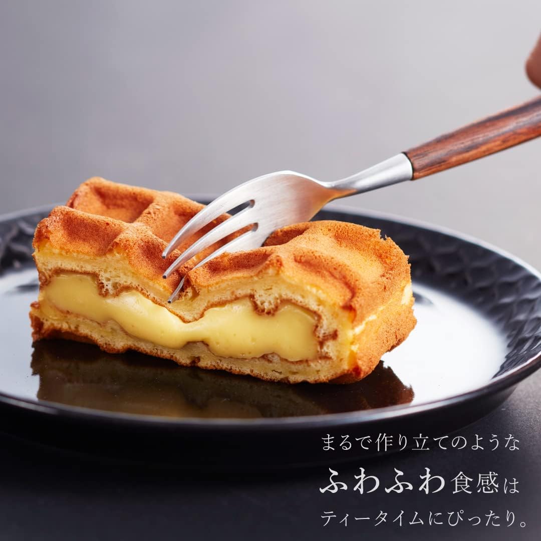 R.L Waffle Cake Sweets Gift Everyday Thank You Cards with Carry Bag Freezer, 10 Pcs