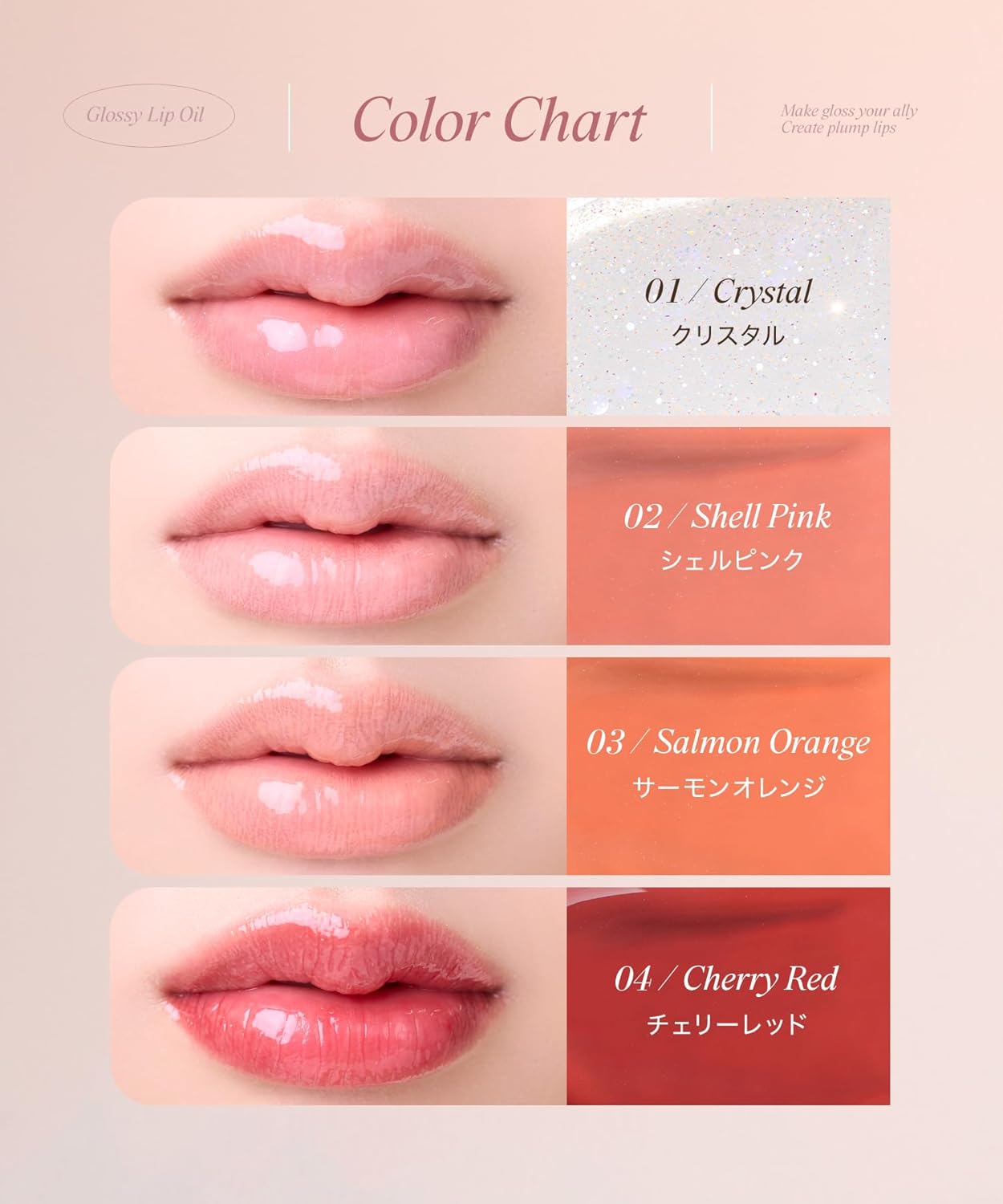 SELVE Glossy Lip Oil (01 Crystal, 7 g)