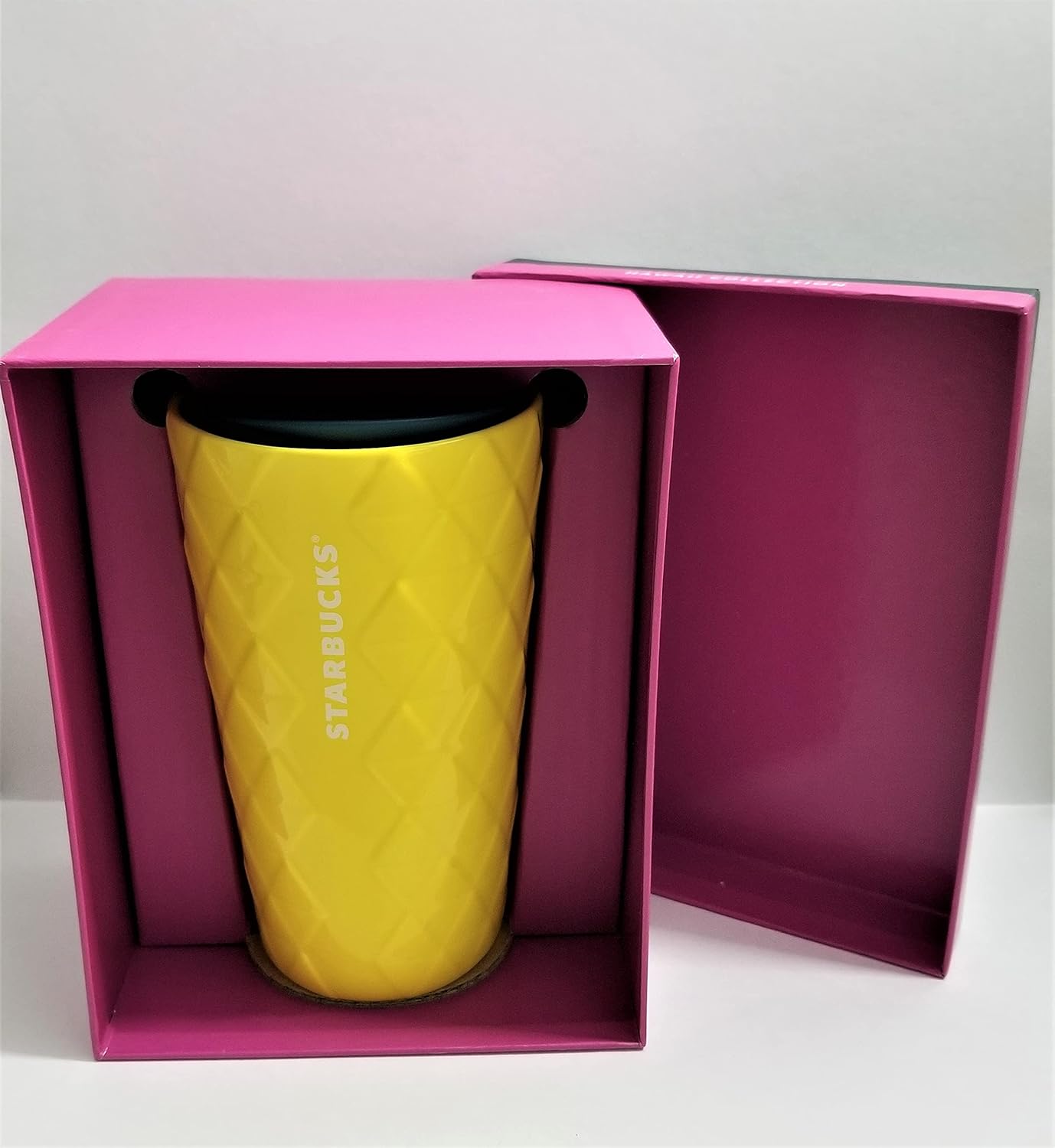 Starbucks Hawaii Collection - Vaso de cerámica de doble pared, 12 onzas, diseño de piña