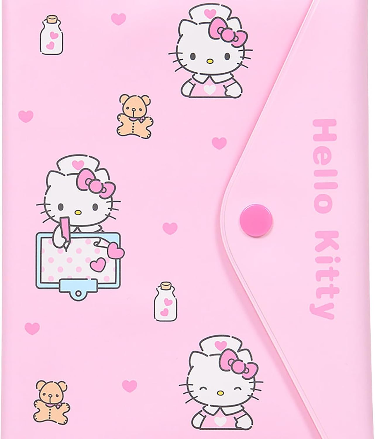 Sanrio 589918 Hello Kitty Medicine Notebook & Exam Ticket Case