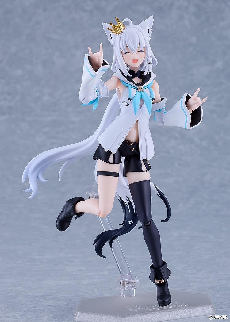 Max Factory Figma Holo Live Productions Fubuki Shirakami Non-Scale Plastic Pre-Painted Action Figure