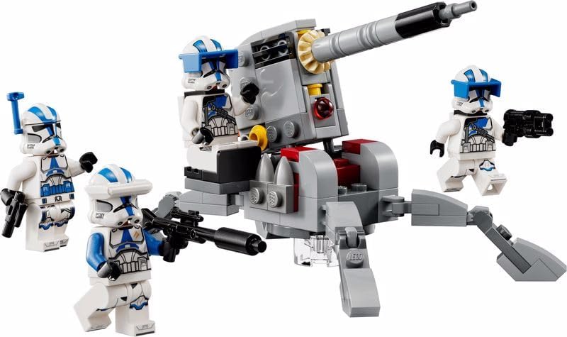 Lego 75345 Star Wars Clone Trooper 501 Trooper Battle Pack Toy Birthday Present Blocks Educational Boys Girls Children 6 7 8 9 Year Old Space
