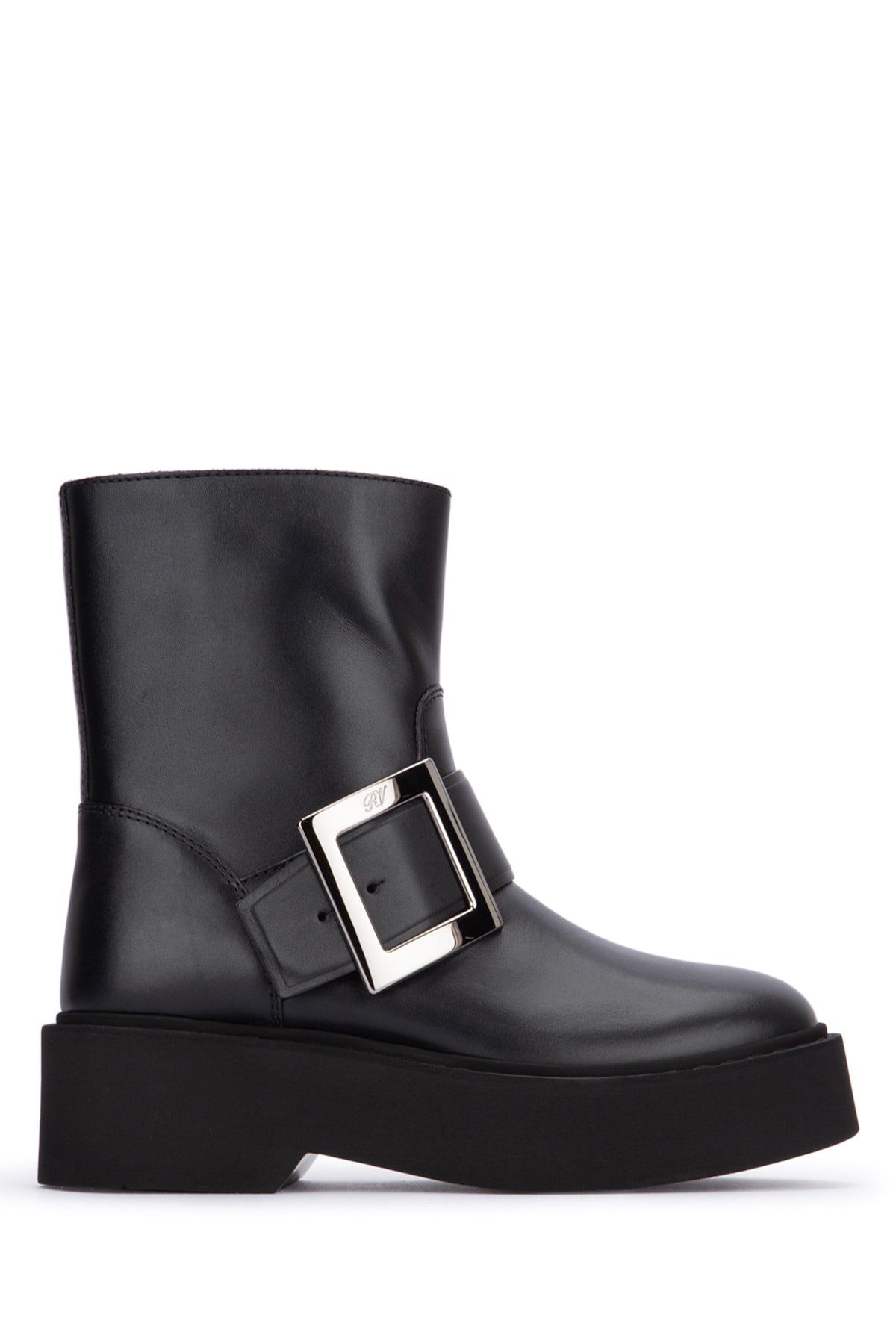 Roger Roger Vivier Viv Rangers High Met Bikers Bootie - Image 4