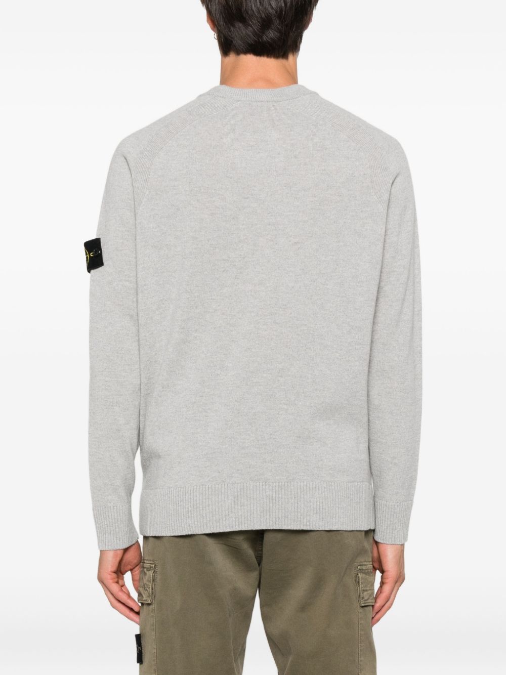 Stone Stone Island Light Wool Crew Neck Sweater - Image 4