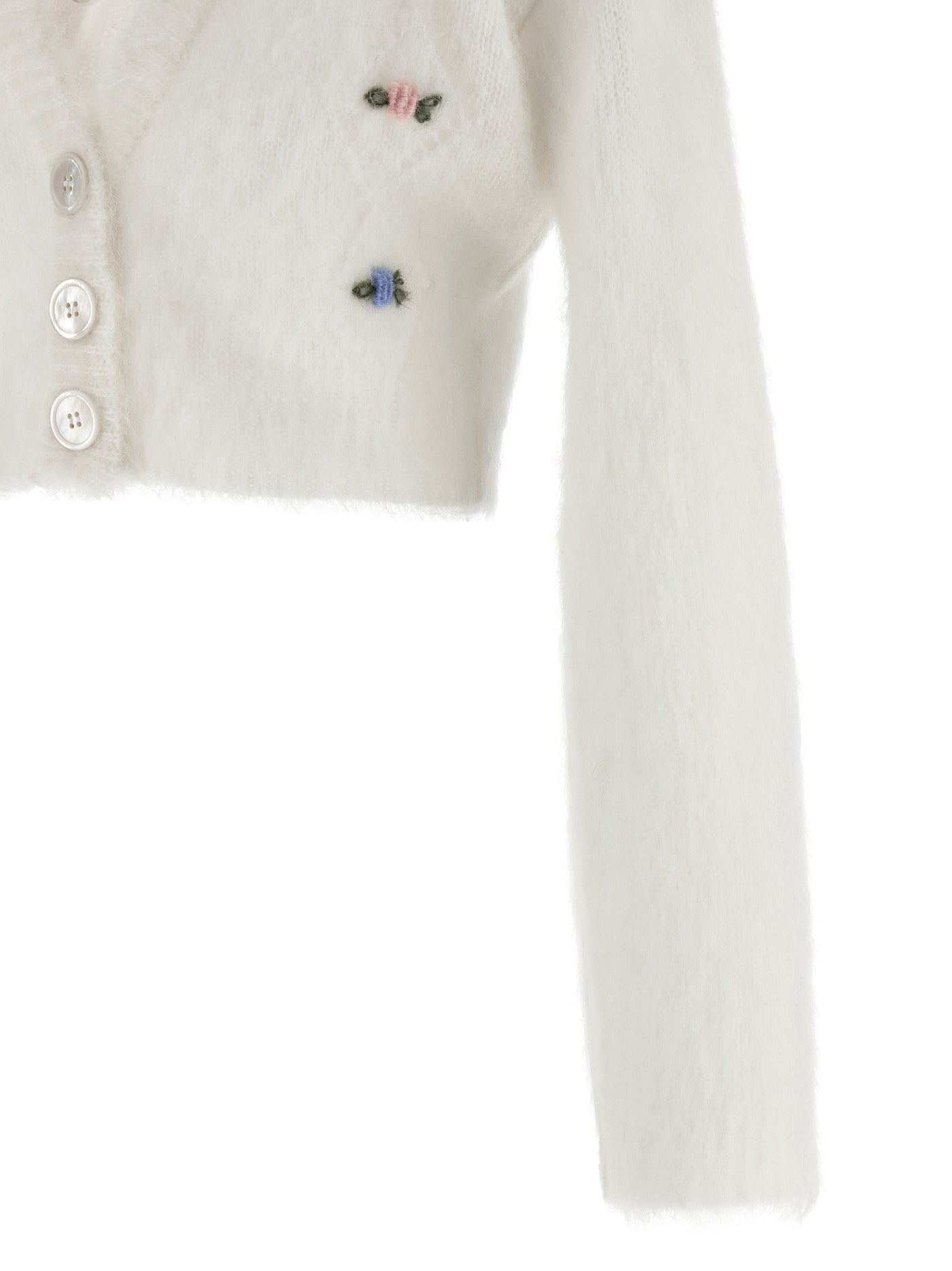 Alessandra Rich 'Carded Mohair' Cardigan - Image 4