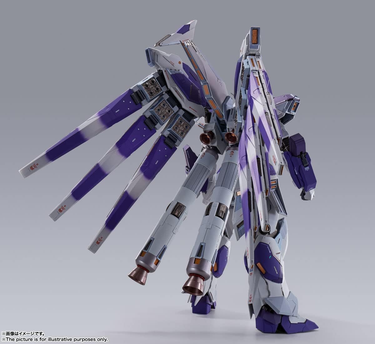 METAL BUILD BAS62996 Mobile Suit Gundam Char's Counterattack Bertochka Children Hi-V Gundam, Approx. 8.1 inches (205 mm), ABS & PVC & Die-Cast Pre-Painted Action Figure