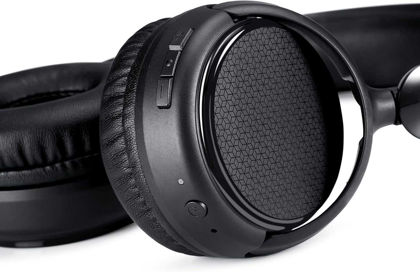 Basics Wireless On-Ear Headphones, Bluetooth 35 Hours Playtime, Lightweight, 5.9 oz (168 g), Foldable, Black