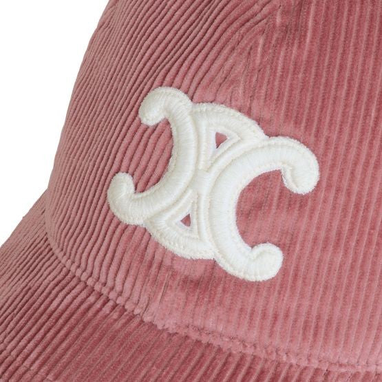 CELINE Triomphe baseball cap in corduroy - Image 4