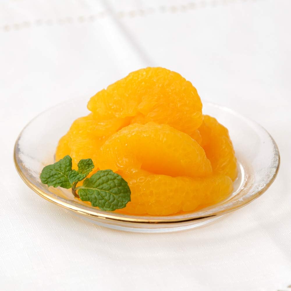 Kyushu Shun Shokan, Domestically Produced, Large Grain, Canned Fire, Set of 12, Produced in Kumamoto Prefecture, Tangerine, Fruits, Canned Fruits, Assorted, Luxurious, Gift, Mid to the Heat