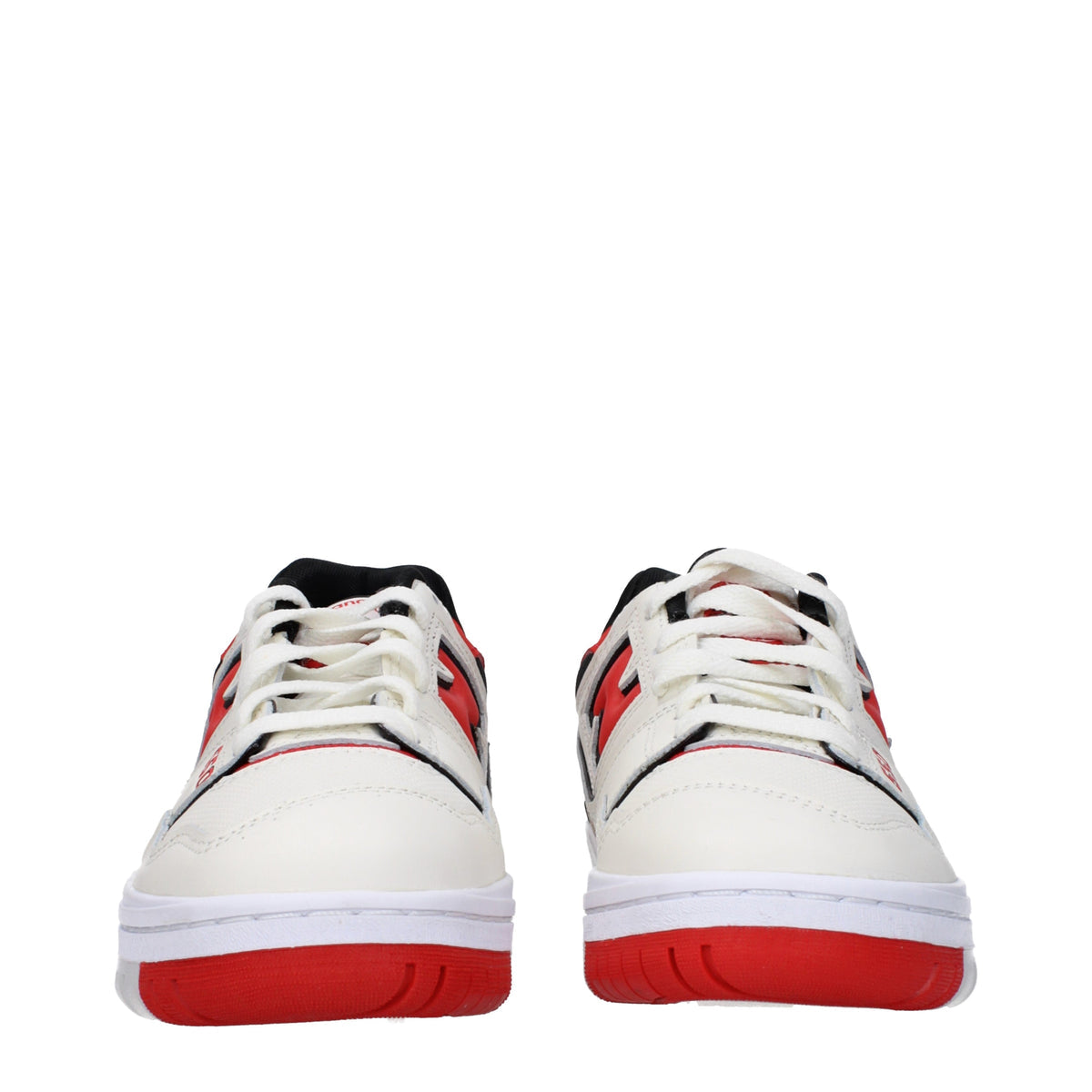 Designer Brand ニューバランススニーカー550メンズレザーホワイト/赤 - Image 4