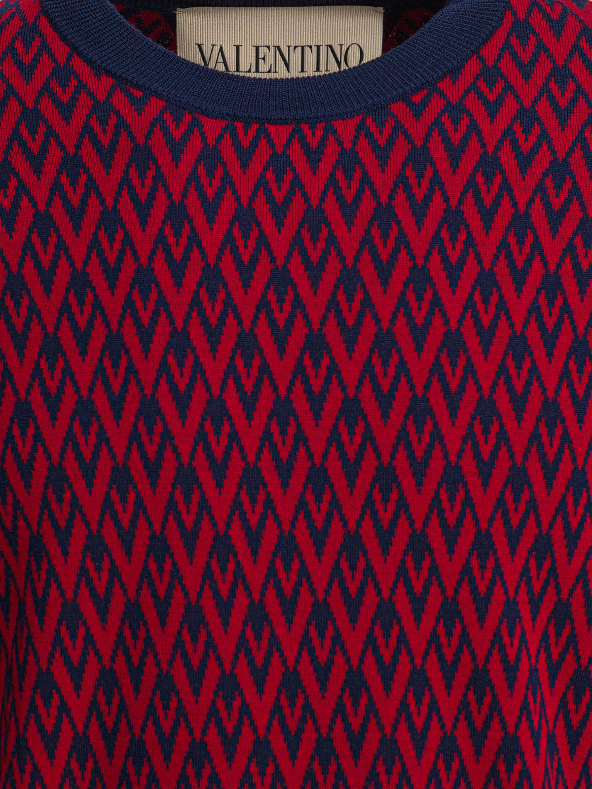 Valentino ヴァレンティノ「Toute La V」クルーネック セーター - Image 4