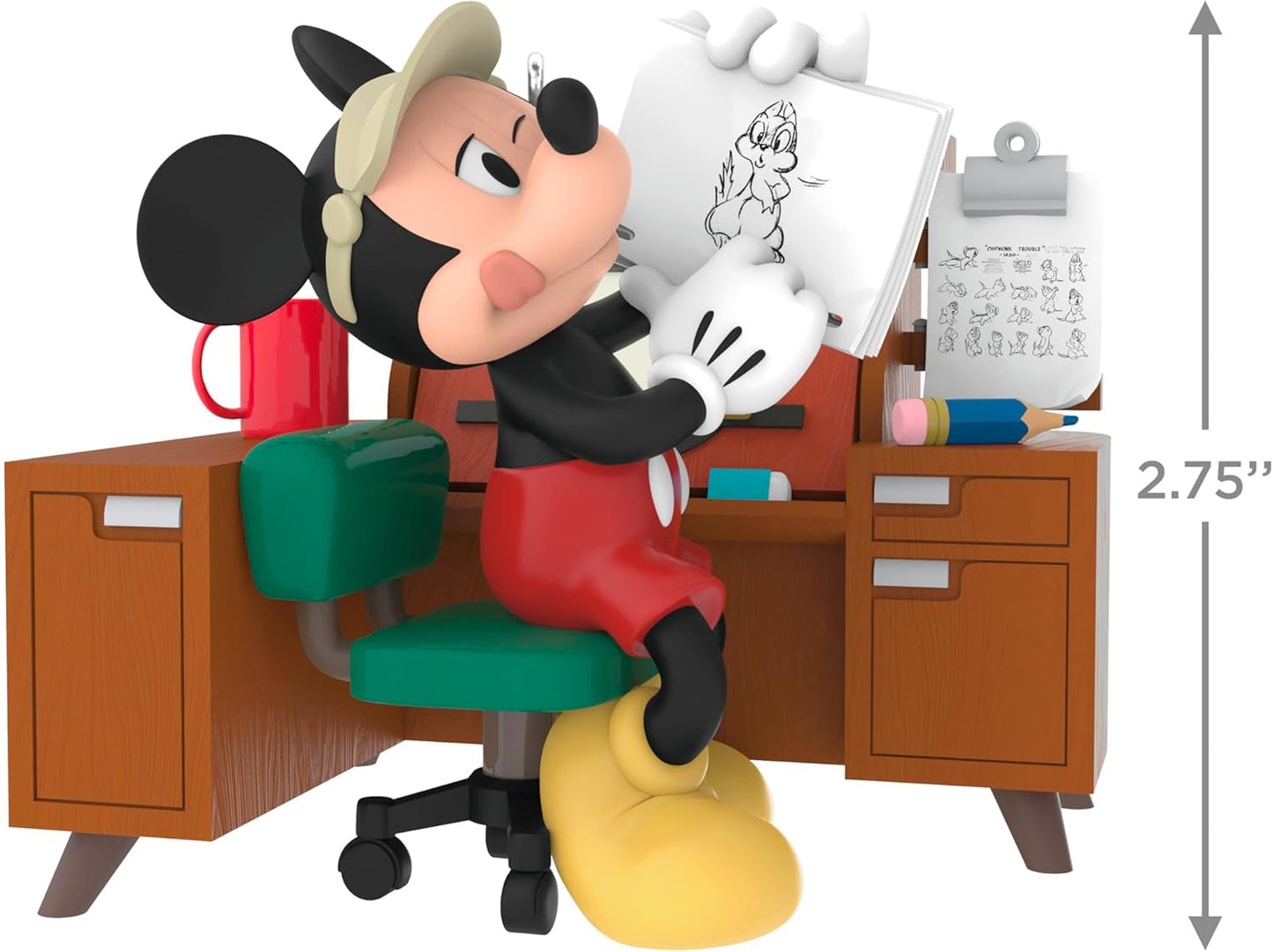 Adorno de Navidad Hallmark Keepsake 2025, Disney Mickey Mouse de boceto a pantalla, Regalos para fanáticos de Disney