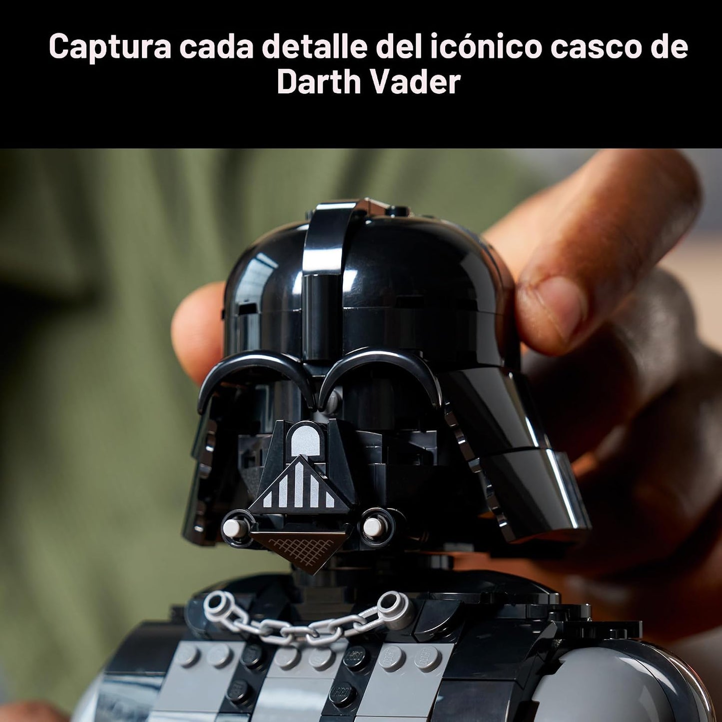 LEGO Star Wars Darth Vader Busto, juego de construcción coleccionable para adultos, a partir de 18 años, regalo de Star Wars para hombres y mujeres, con minifigura de Darth Vader, decoración de