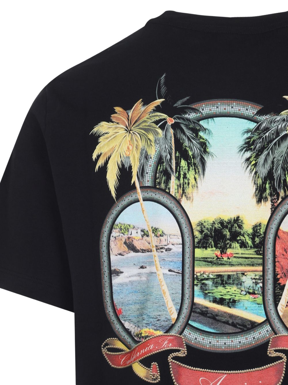 Amiri アミリTシャツとポロスブラック - Image 4